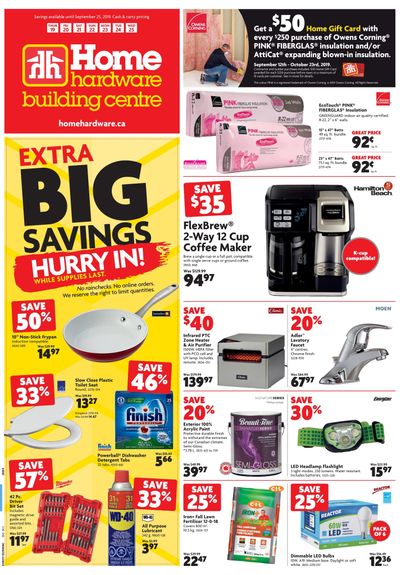Home Hardware Building Centre (BC) Flyer September 19 to 25