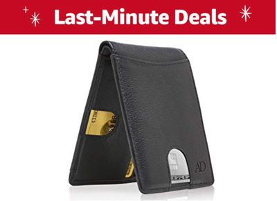 Amazon Canada Last-Minute Holiday Deals: Today, Save 30% on Leather Wallets for Men and Women
