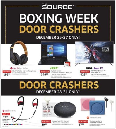 The Source Canada Boxing Day & Boxing Week 2019 Flyer & Deals