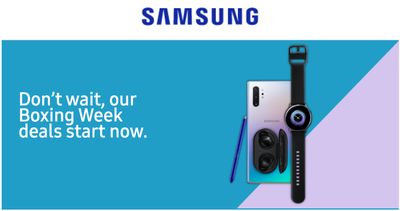 Samsung Canada Boxing Week Deals Start Now!