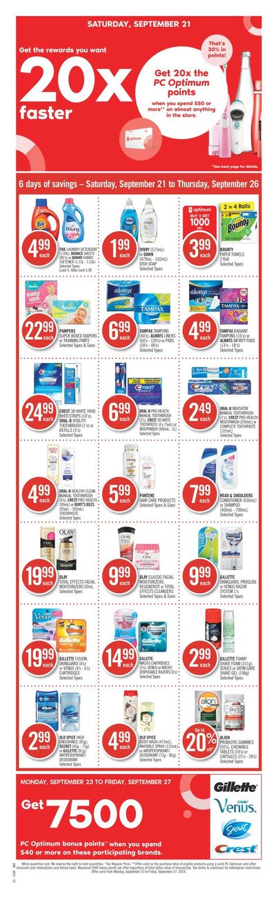 Shoppers Drug Mart (Atlantic) Flyer September 21 to 26