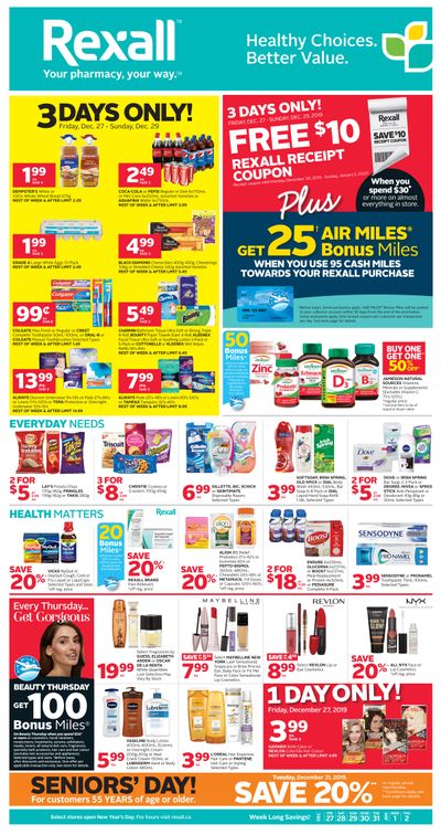 Rexall (ON) Flyer December 27 to January 2