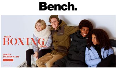 ench Canada Early Boxing Day Deals: Kids 60% off, Sweats only $35, Jackets $69 + More