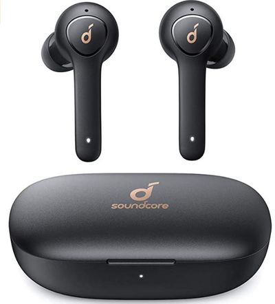 Bluetooth earbuds, Anker Soundcore Life P2 True Wireless Earbuds with 4 Microphones, cVc 8.0 Noise Reduction, Graphene Driver, Clear Sound, USB C, 40H Playtime, IPX7 Waterproof, Wireless Earphones for Work, Home Office For $45.49 At Amazon Canada