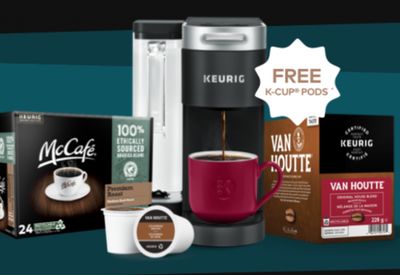 Keurig Canada Black Friday Sale: FREE 48 K-Cup Pods With Purchase Of Coffee Maker + 25% Off All Beverages & Accessories Using Promo Code & More