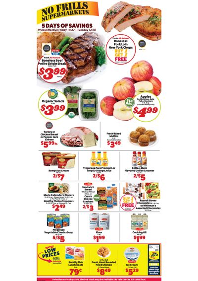 No Frills 5 Day Sale Ad Flyer November 27 to December 1, 2020
