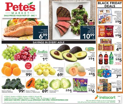 Pete's Fresh Market 5 Day Sale Ad Flyer November 27 to December 1, 2020