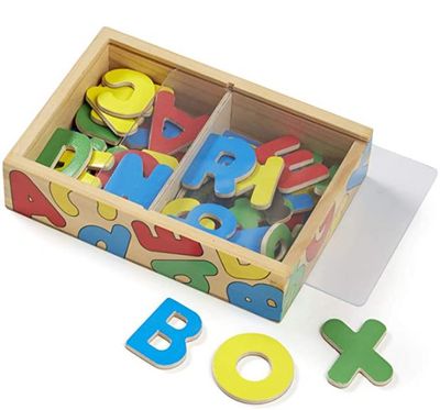 Melissa & Doug 52 Wooden Alphabet Magnets in a Box, Developmental Toys, Sturdy Wooden Construction, 52 Pieces, 19.812 cm H × 13.843 cm W × 4.699 cm L For $9.09 At Amazon Canada Melissa & Doug 52 Wooden Alphabet Magnets in a Box, Developmental Toys, Sturdy Wooden Construction, 52 Pieces, 19.812 cm H × 13.843 cm W × 4.699 cm L For $9.09 At Amazon Canada