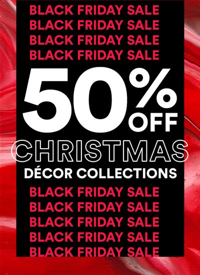 The Black Friday Sale is on: Take 50% off Christmas décor and more!