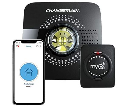 MyQ Smart Garage Door Opener Chamberlain MYQ-G0301 - Wireless & Wi-Fi enabled Garage Hub with Smartphone Control, 1 Pack, Black For $29.97 At Amazon Canada