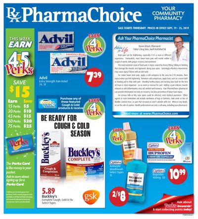 PharmaChoice (BC, AB, SK & MB) Health Centre Flyer September 19 to 25