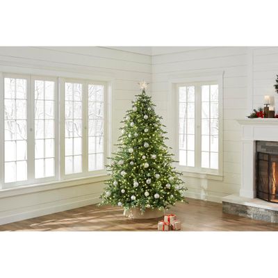 Home Accents Holiday 7.5 ft. Surebright Colour Changing LED-Lit Northern Gale Spruce Quick Set Christmas Tree On Sale for $199.00 ( Save $269.00 ) at Home Depot Canada