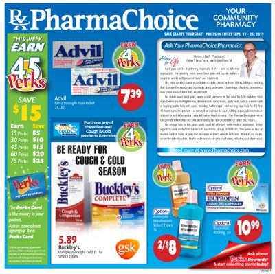 PharmaChoice (ON & Atlantic) Health Centre Flyer September 19 to 25