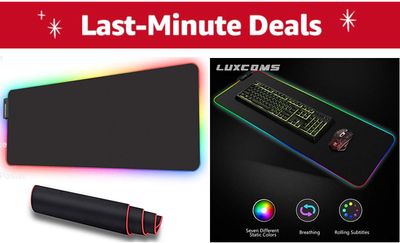 Amazon Canada Last-Minute Holiday Deals: Today, Save 25% on Luxcoms Soft Gaming Mouse Pad