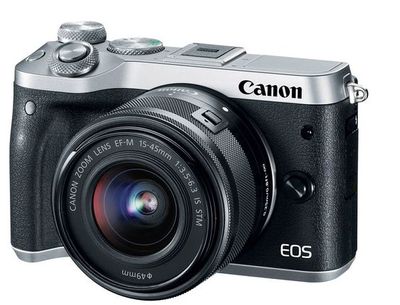 Canon EOS M6 Mirrorless Digital Camera with 15-45mm Lens (Silver) For $349.00 At B&H Photo Video Audio Canada