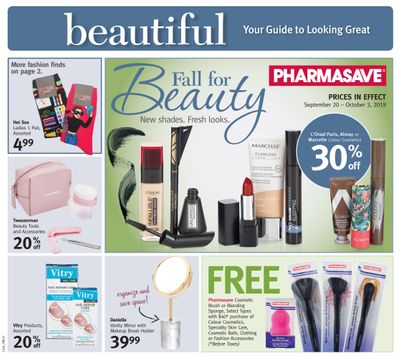 Pharmasave (ON & West) Beauty Guide September 20 to October 3