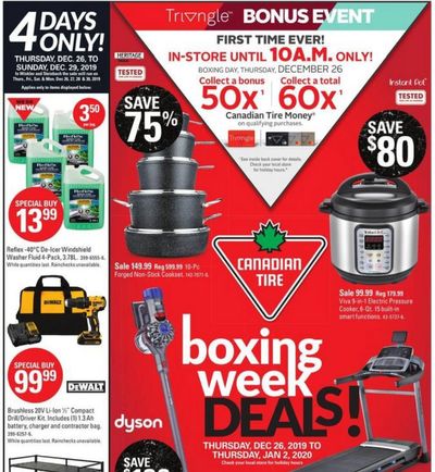 Canadian Tire Boxing Day & Boxing Week 2019 Flyer & Deals
