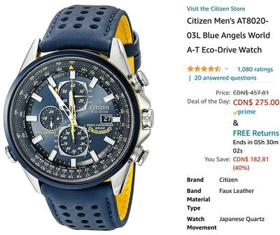 Amazon Canada Black Friday Deals: Save 40% on Citizen Men’s Watch + 34% on eufy Robot Vacuum Cleaner + 30% on Ring Smart Lighting + More HOT Offers