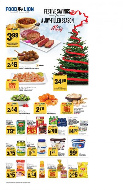 Food Lion (GA) Weekly Ad Flyer November 27 to December 1
