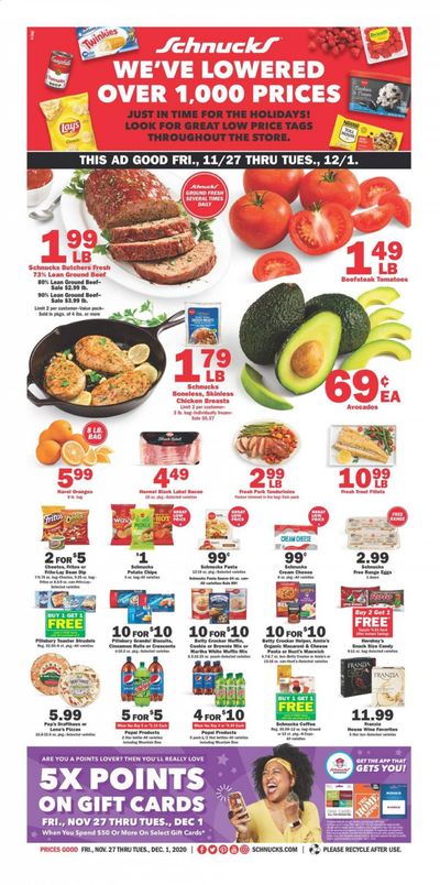 Schnucks (IA, IL, IN, MO, WI) Weekly Ad Flyer November 27 to December 1