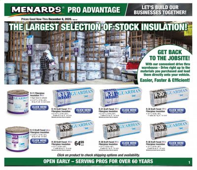Menards Weekly Ad Flyer November 27 to December 6
