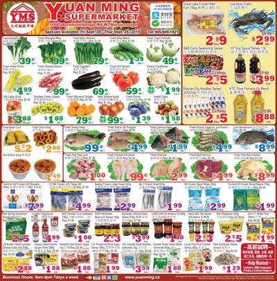 Yuan Ming Supermarket Flyer September 20 to 26