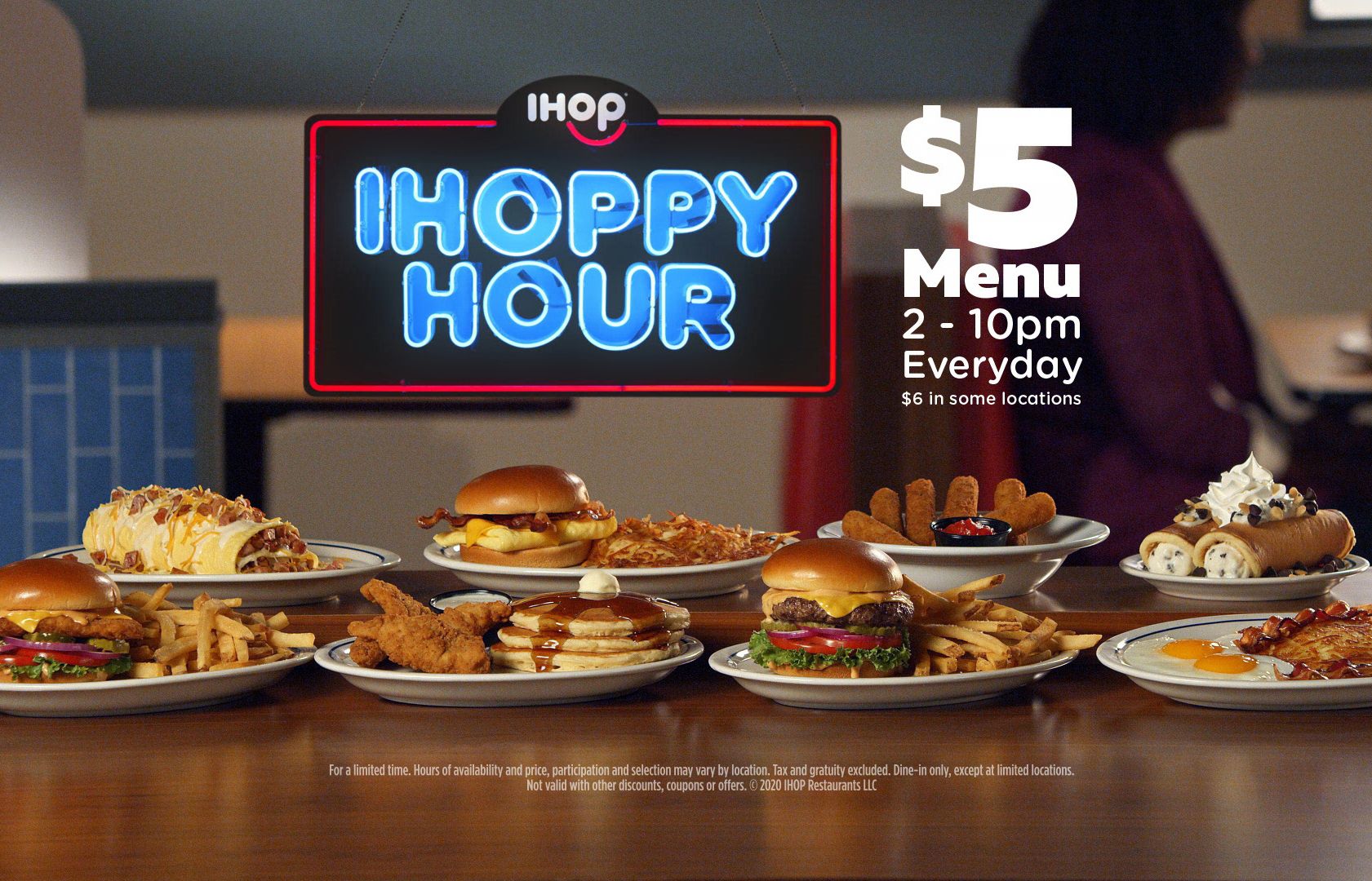 Limited Time Only $5 IHoppy Hour from 2 - 10 pm Daily at IHOP 