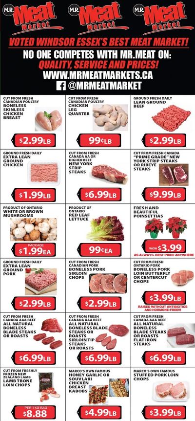 M.R. Meat Market Flyer November 28 to December 5