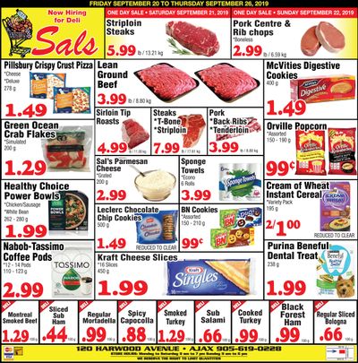 Sal's Grocery Flyer September 20 to 26