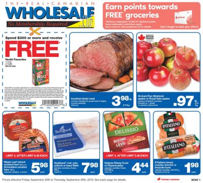Real Canadian Wholesale Club Flyer September 20 to 26