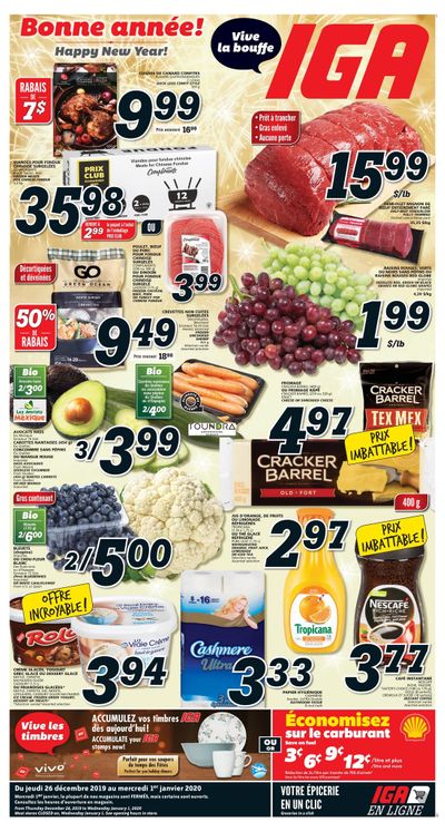 IGA (QC) Flyer December 26 to January 1