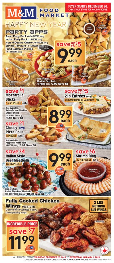 M&M Food Market (AB, BC, NWT, Yukon, NL) Flyer December 26 to January 1