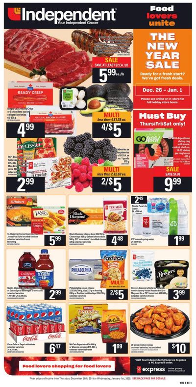Independent Grocer (ON) Flyer December 26 to January 1