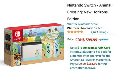 Amazon Canada Cyber Monday Deals: Nintendo Switch for $399.99 + Save 45% on Waterpik Water Flosser Electric + 43% on Kasa Smart Light Switch by TP-Link + More HOT Offers