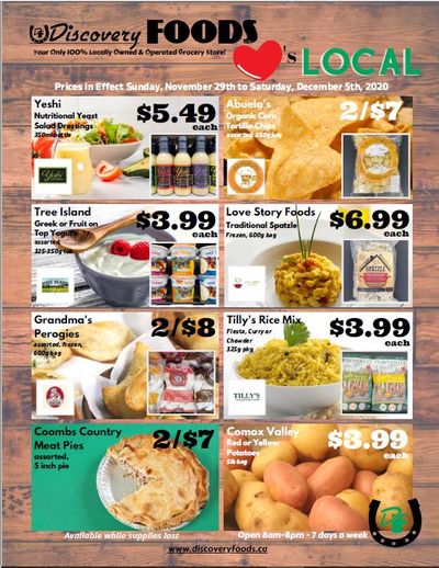 Discovery Foods Flyer November 29 to December 5