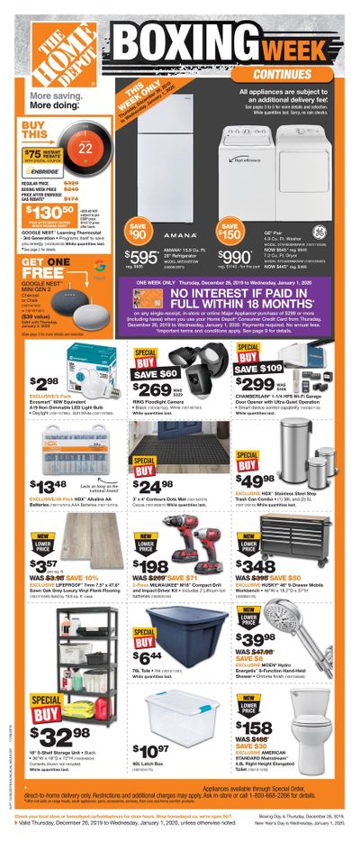 Home Depot (ON) Flyer December 26 to January 1