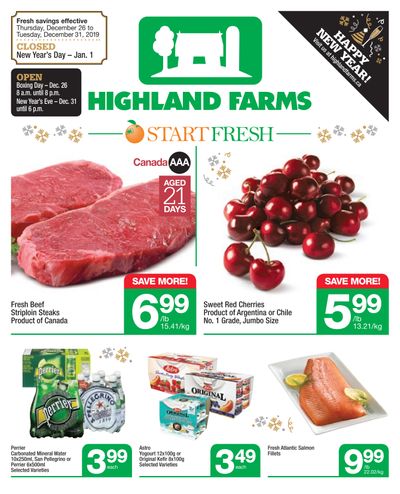 Highland Farms Flyer December 26 to 31