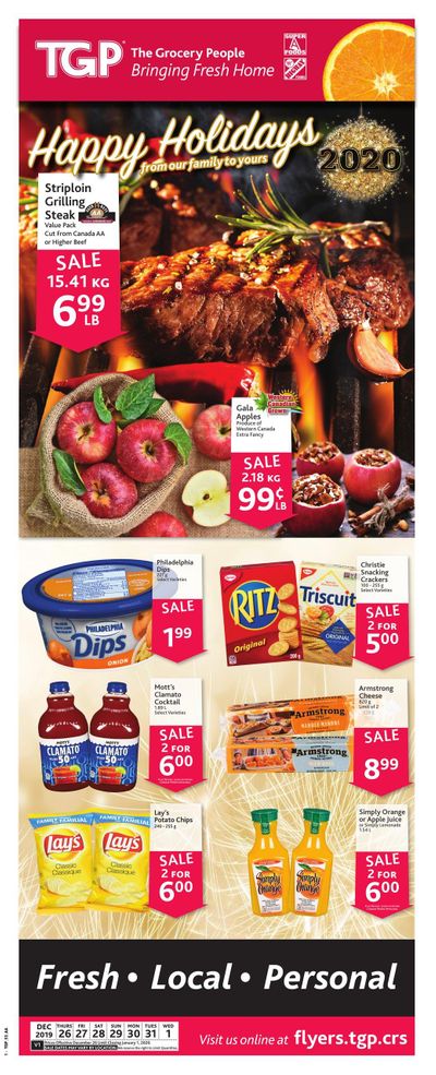 TGP The Grocery People Flyer December 26 to January 1