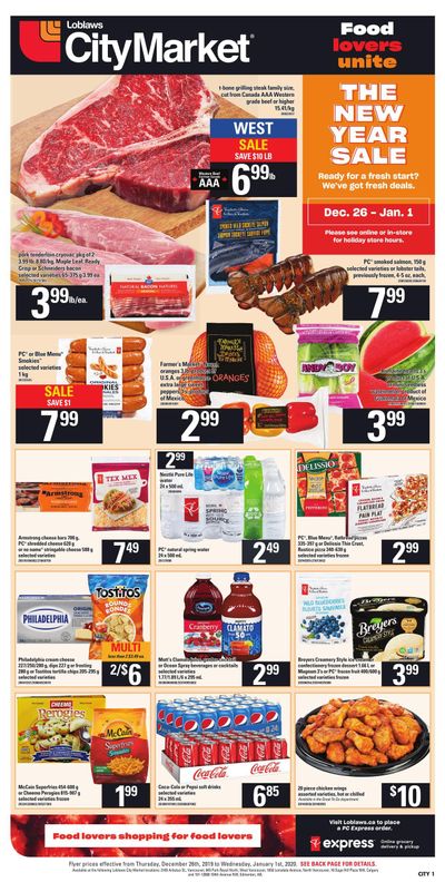 Loblaws City Market (West) Flyer December 26 to January 1