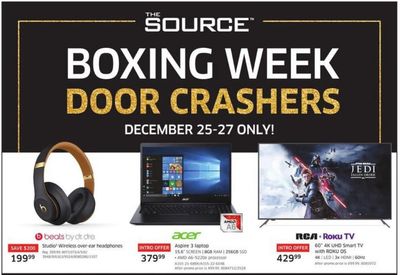The Source Canada Boxing Day Sale *Live*: Save up to 50% on Top-Brand Tech