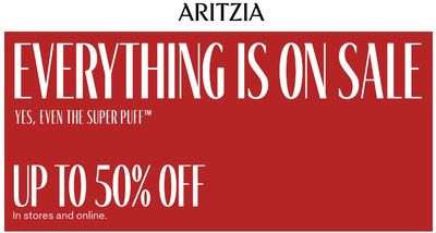 Aritzia Canada Boxing Week 2019 Sale: Save up to 50% off Everything Sitewide