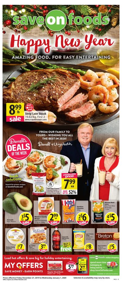 Save on Foods (AB) Flyer December 27 to January 1