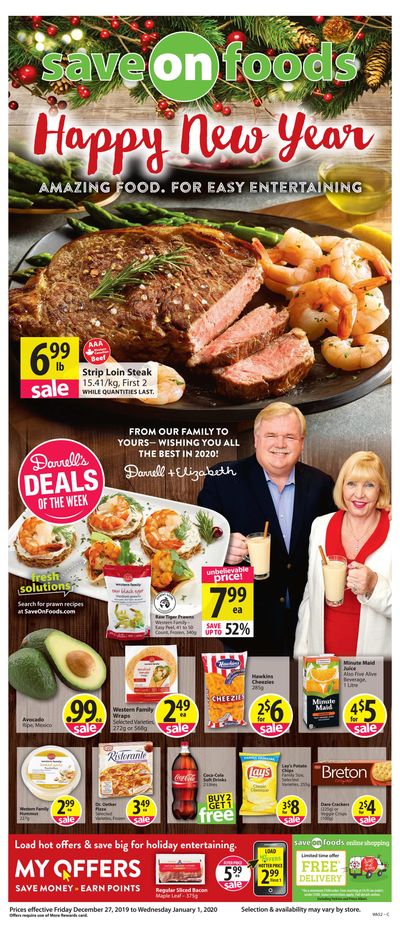 Save on Foods (SK) Flyer December 27 to January 1