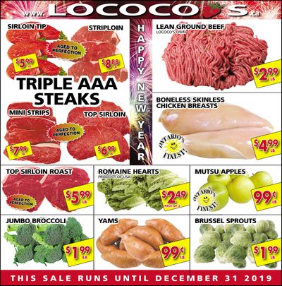 Lococo's Flyer December 27 to 31