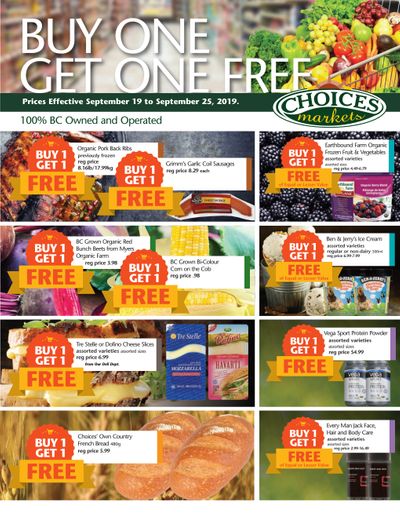 Choices Market Flyer September 19 to 25
