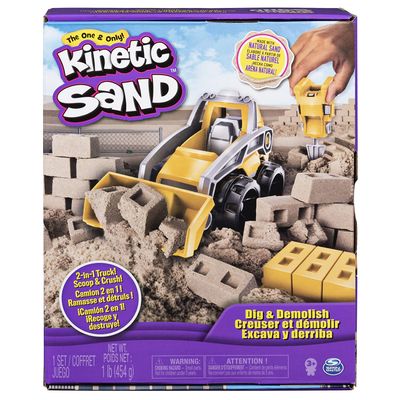 Kinetic Sand Dig & Demolish Truck Playset On Sale for $ 9.99 at Canadian Tire Canada