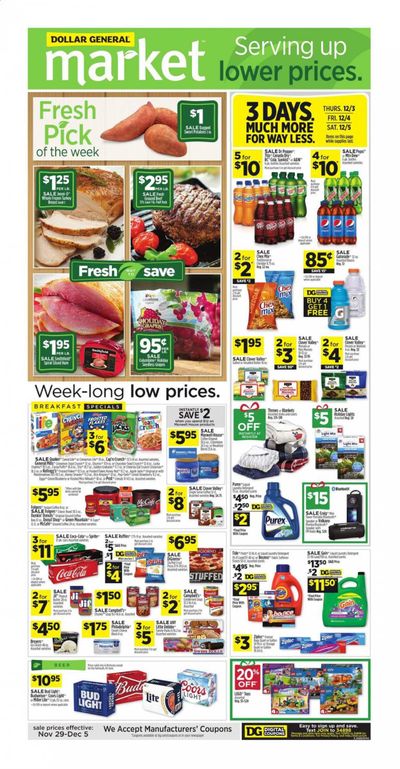 Dollar General (KY) Weekly Ad Flyer November 29 to December 5