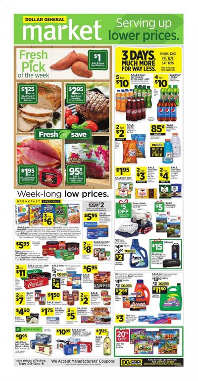 Dollar General (FL) Weekly Ad Flyer November 29 to December 5