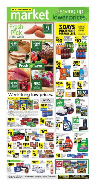 Dollar General (AL) Weekly Ad Flyer November 29 to December 5 Dollar General (AL) Weekly Ad Flyer November 29 to December 5