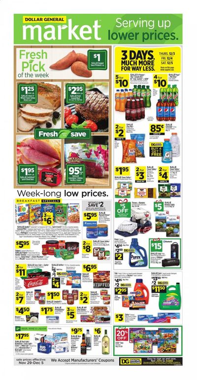 Dollar General (NV) Weekly Ad Flyer November 29 to December 5